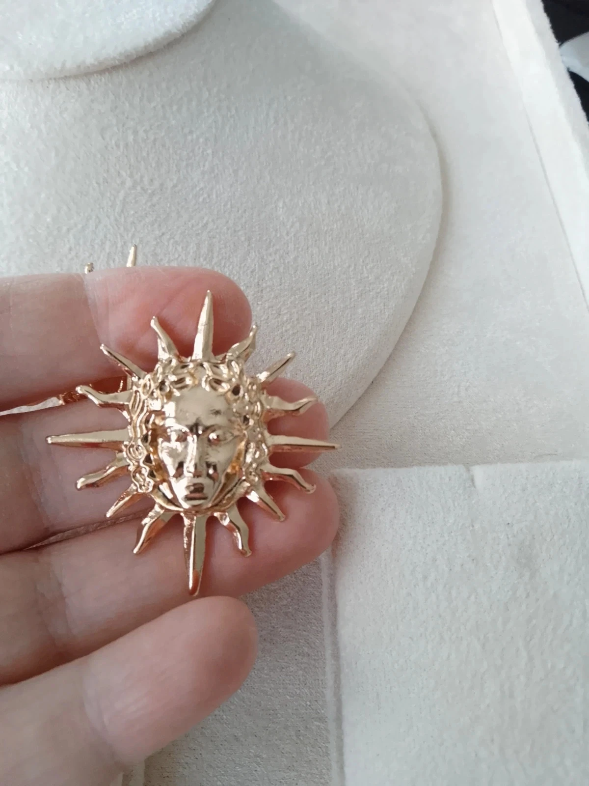 Boucles d'oreilles bohèmes soleil – photo 3